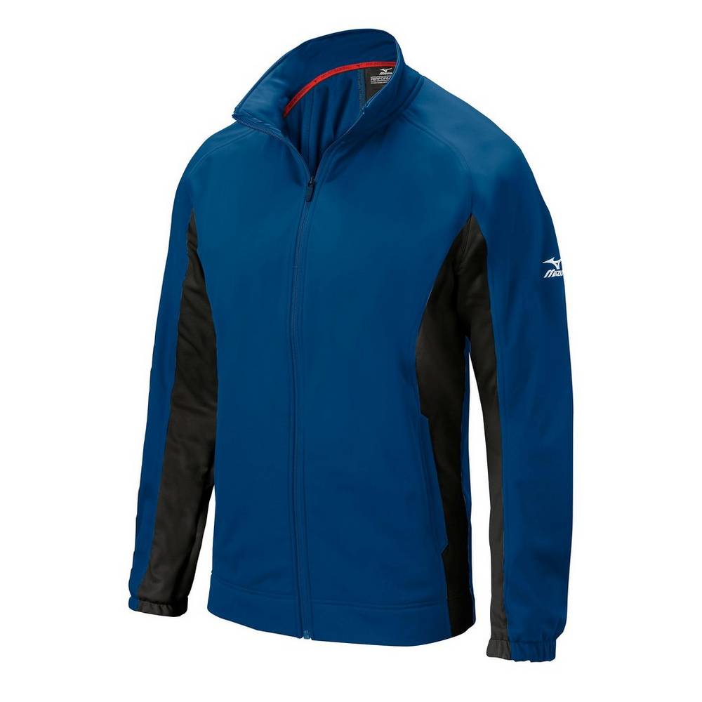 Casaco Mizuno Baseball Pro Thermal Pro - Homem - Azul Marinho/Pretas - JKLSY0274